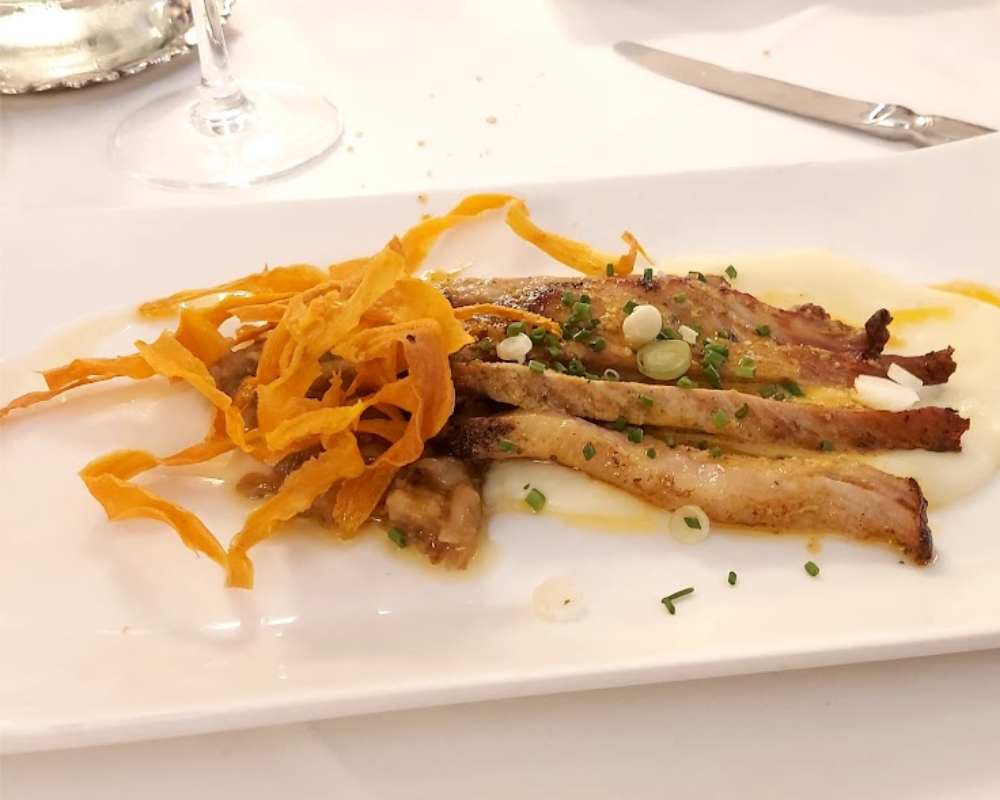 Entrante elaborado en Restaurante Txalupa